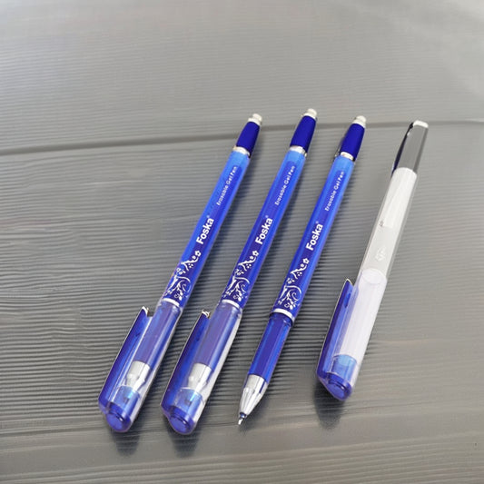 Stylo à gel effaçable.