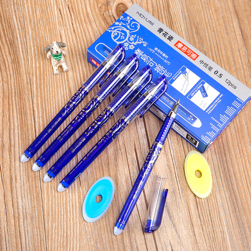 Stylo à gel effaçable.